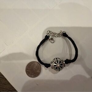 Elegant Brighton Silver and Black Bracelet